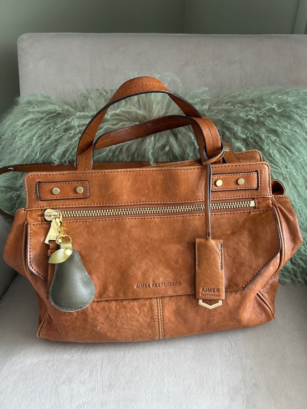 Aimee Kestenberg Buttery Soft Leather Satchel ✨ - Picture 6 of 14